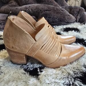 Bed Stu Trough Leather Ankle Boots